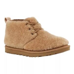 NEW UGG Neumel Cozy Fur Women's Shoes Chukka Boots Chestnut Size 8 - 1123665